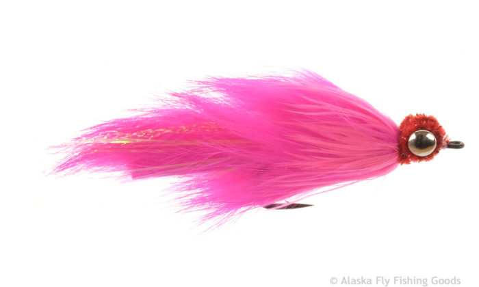 Egg Hareball Leech - Pink/Red 1/0